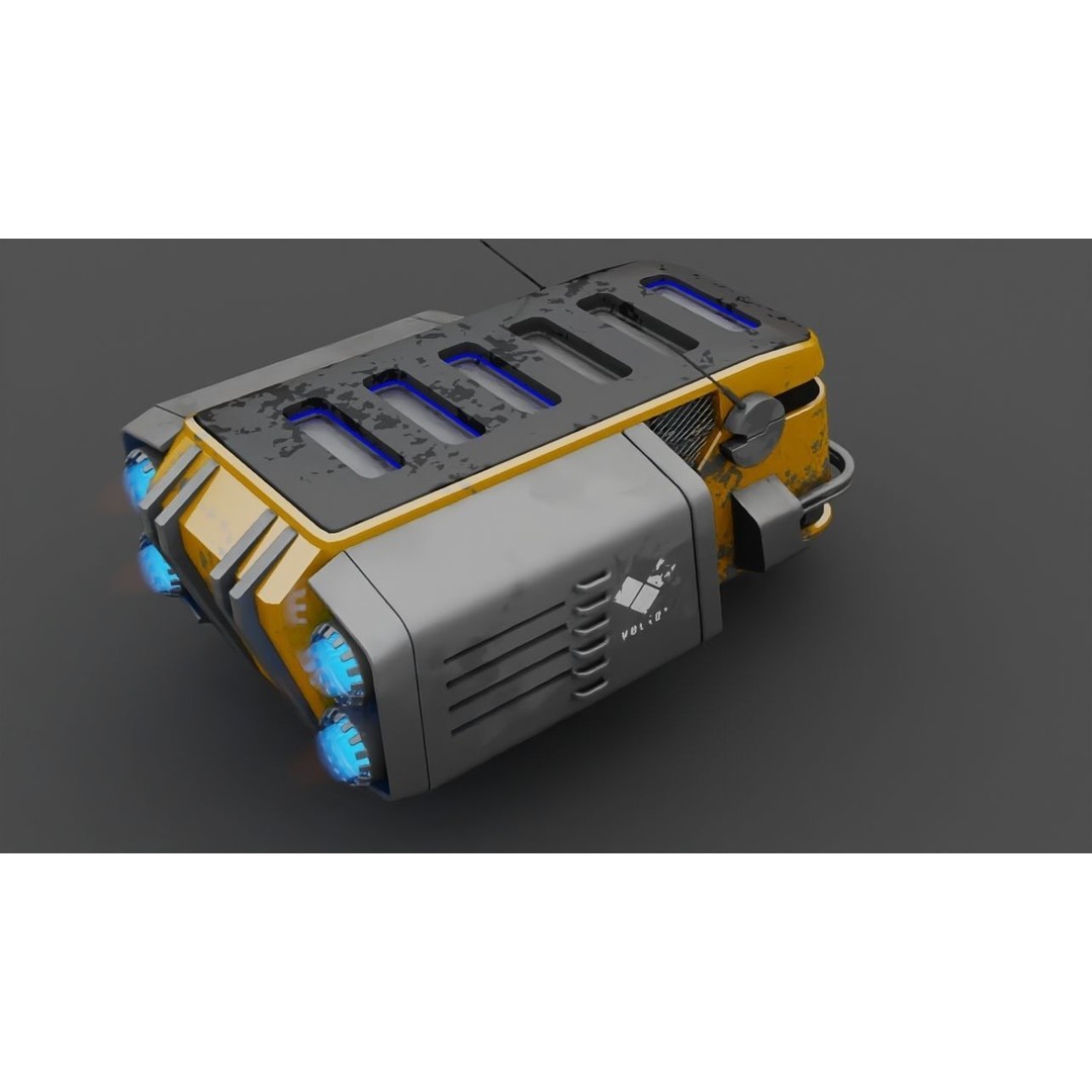 Cargo Ship 3D Model – Realistic Vehicle for Games and Animation, FBX, OBJ - View 18