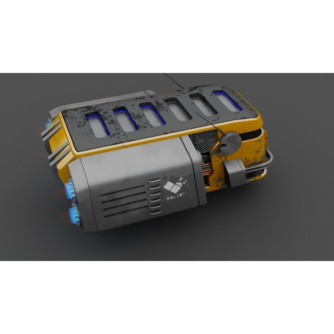 Cargo Ship 3D Model – Realistic Vehicle for Games and Animation, FBX, OBJ - View 19