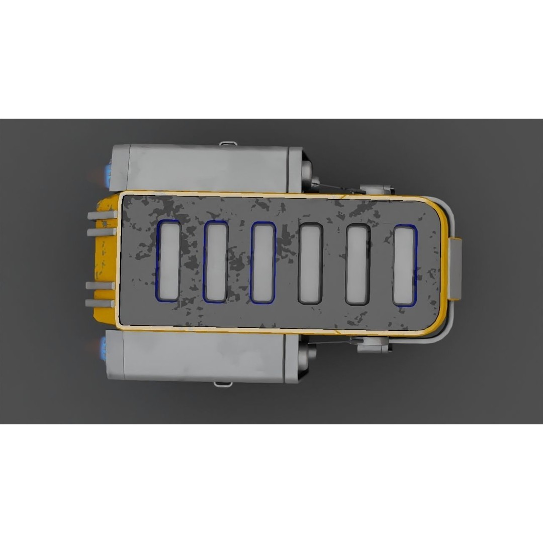 Cargo Ship 3D Model – Realistic Vehicle for Games and Animation, FBX, OBJ - View 26