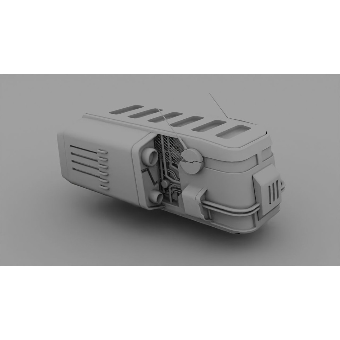 Cargo Ship 3D Model – Realistic Vehicle for Games and Animation, FBX, OBJ - View 28