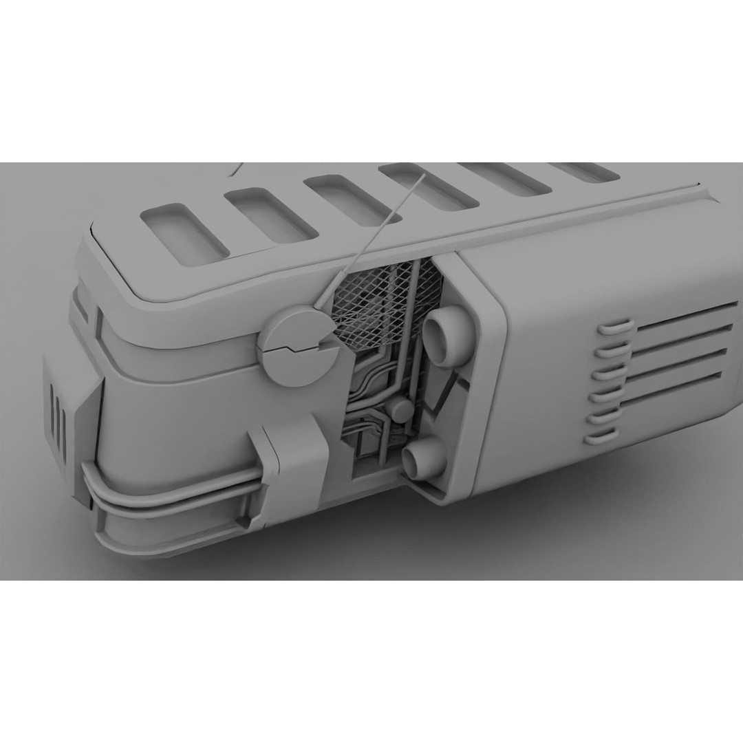 Cargo Ship 3D Model – Realistic Vehicle for Games and Animation, FBX, OBJ - View 32