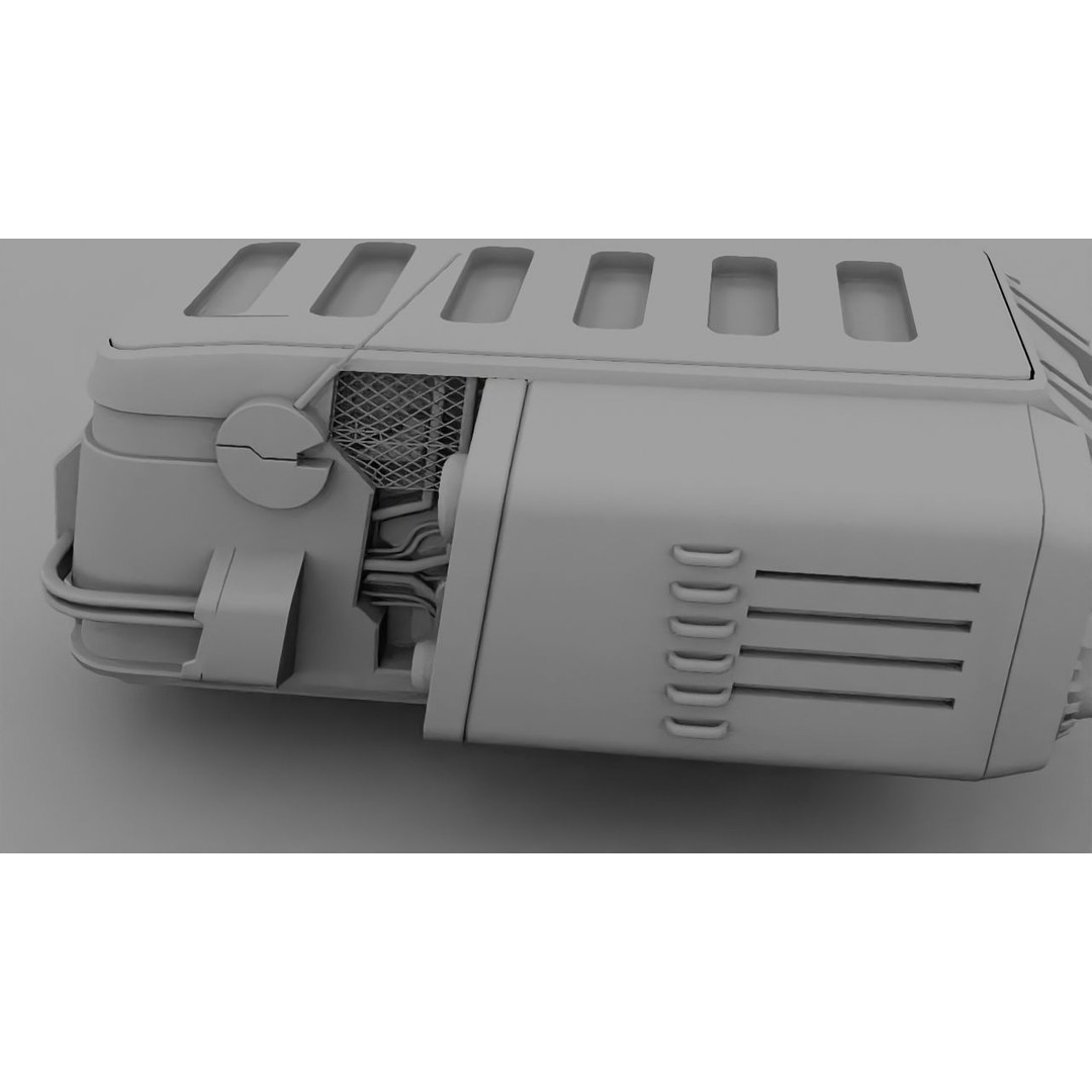 Cargo Ship 3D Model – Realistic Vehicle for Games and Animation, FBX, OBJ - View 33