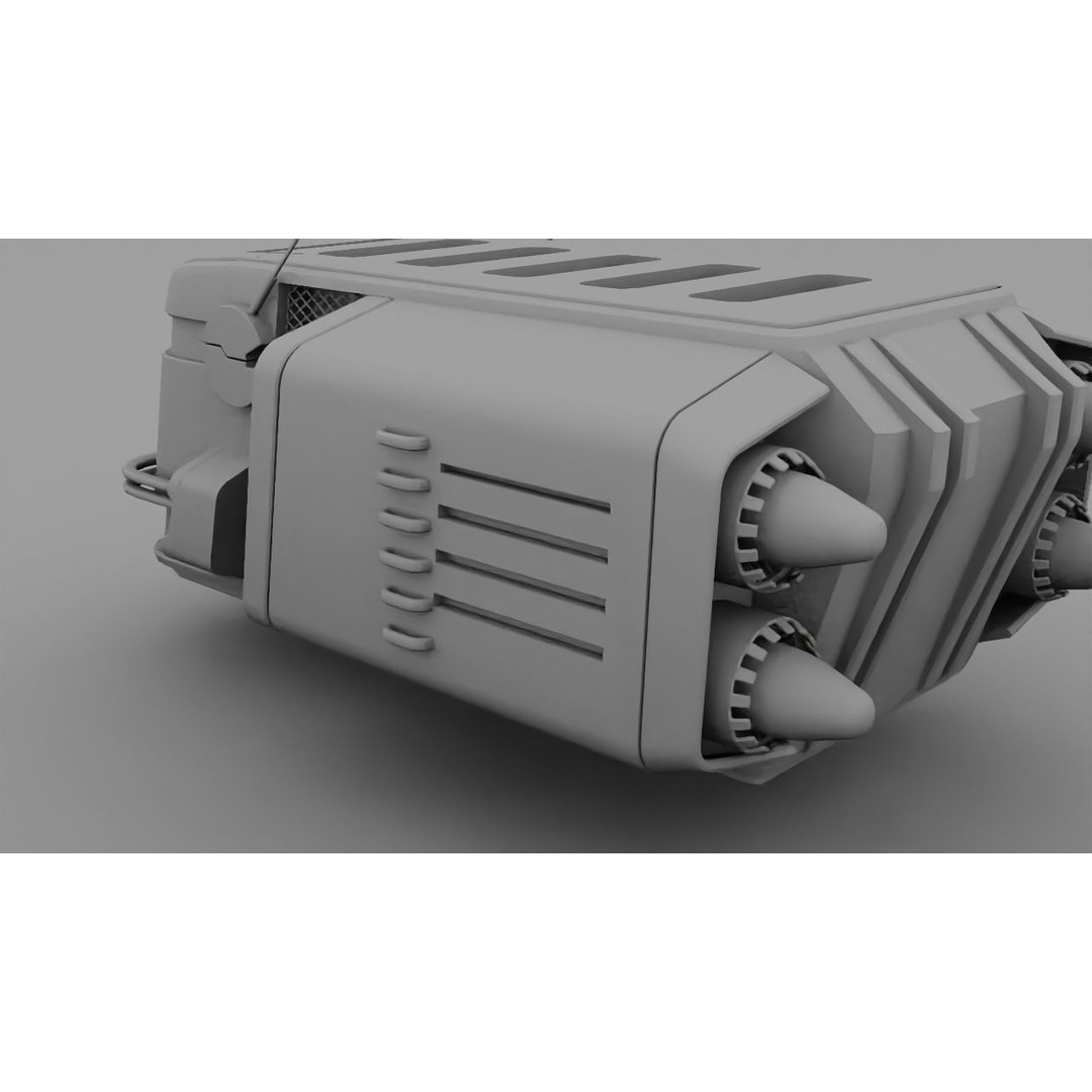 Cargo Ship 3D Model – Realistic Vehicle for Games and Animation, FBX, OBJ - View 34