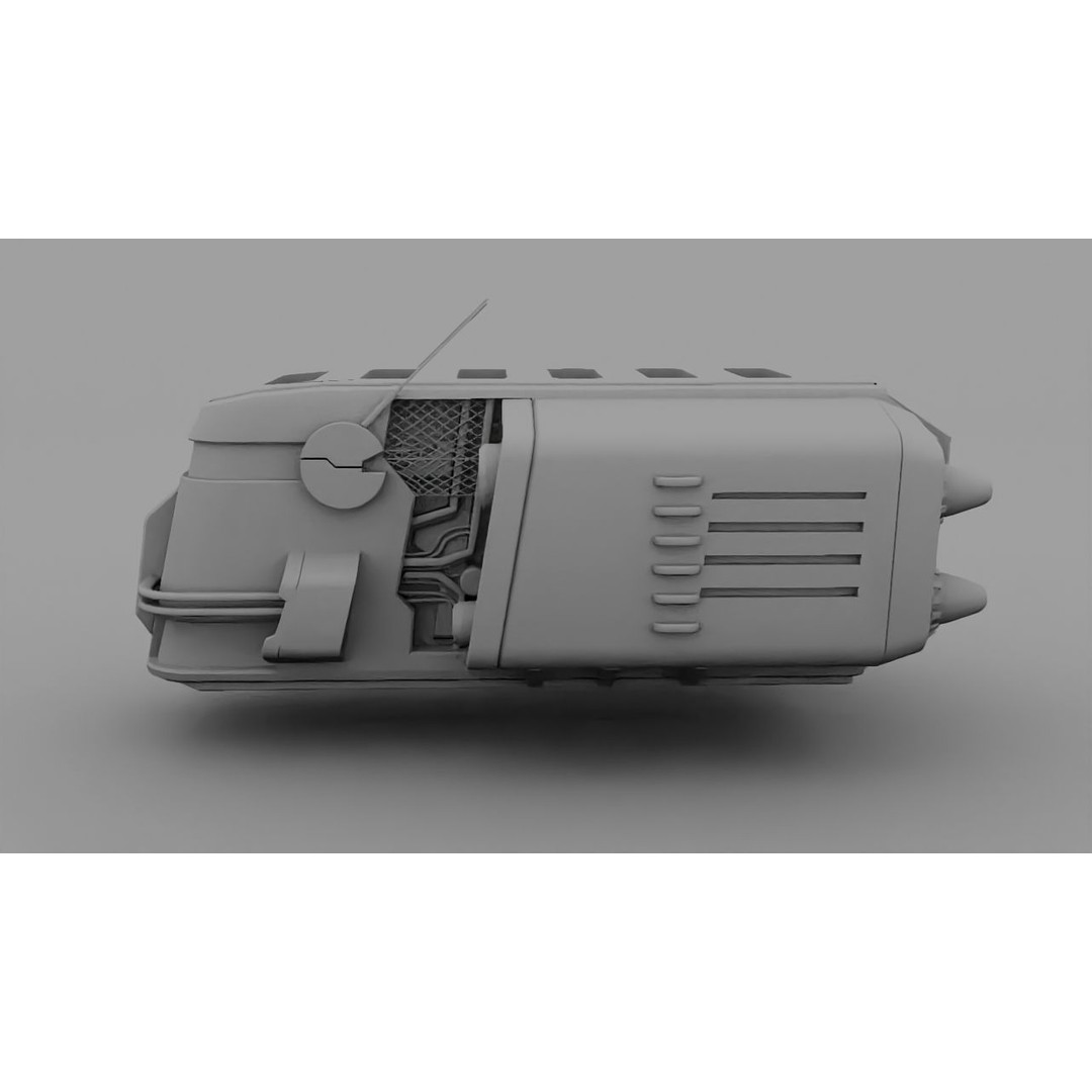 Cargo Ship 3D Model – Realistic Vehicle for Games and Animation, FBX, OBJ - View 36