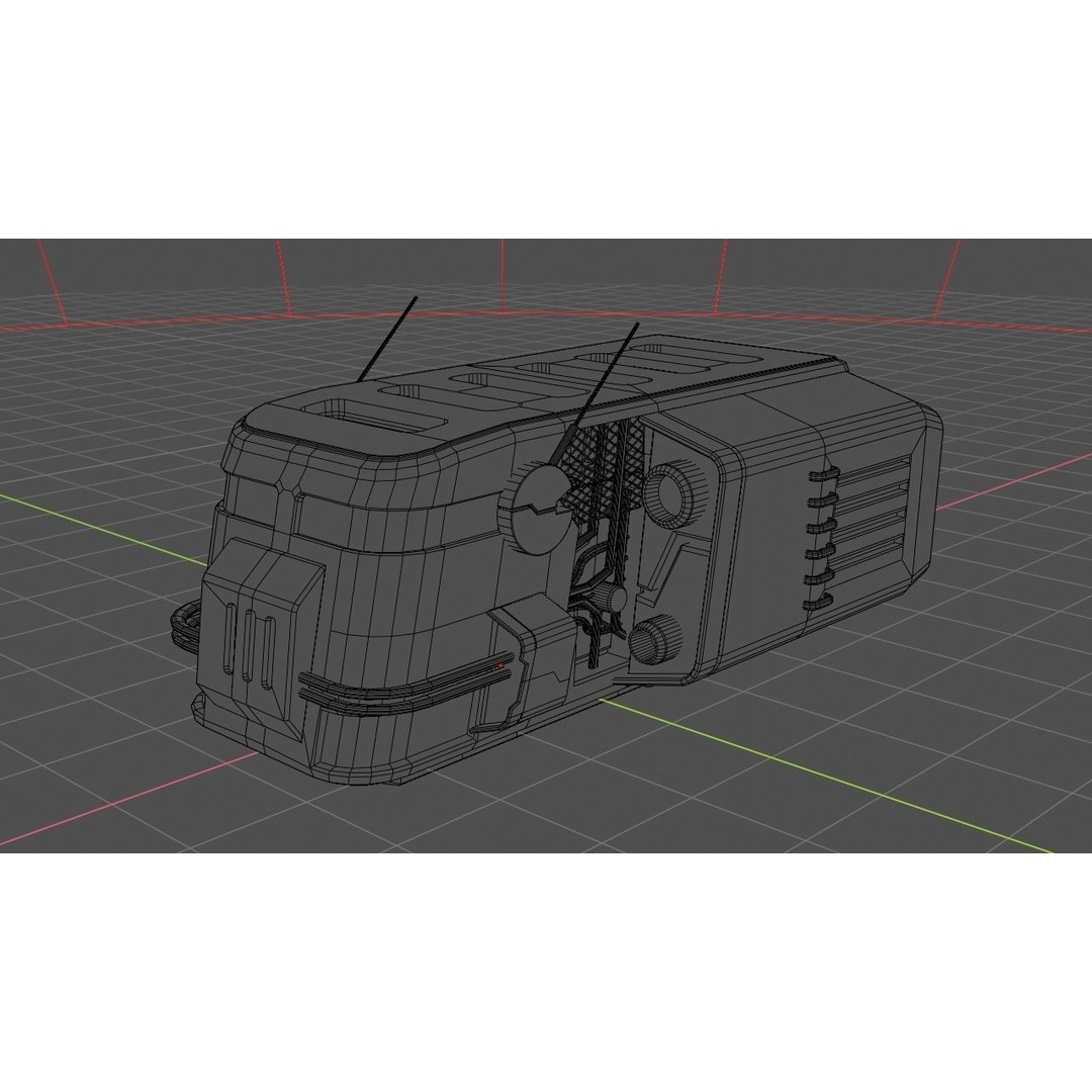 Cargo Ship 3D Model – Realistic Vehicle for Games and Animation, FBX, OBJ - View 37