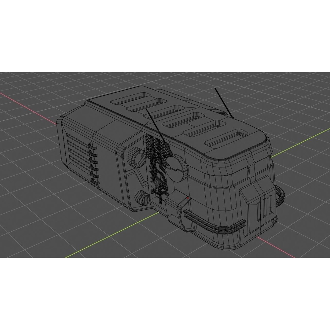 Cargo Ship 3D Model – Realistic Vehicle for Games and Animation, FBX, OBJ - View 38