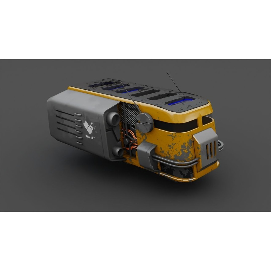 Cargo Ship 3D Model – Realistic Vehicle for Games and Animation, FBX, OBJ - View 5