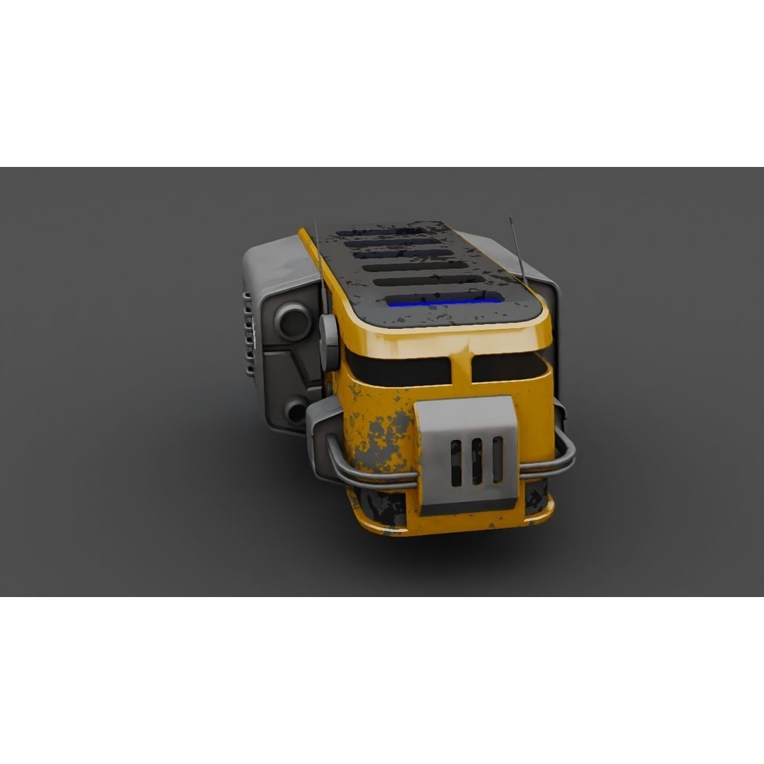 Cargo Ship 3D Model – Realistic Vehicle for Games and Animation, FBX, OBJ - View 8