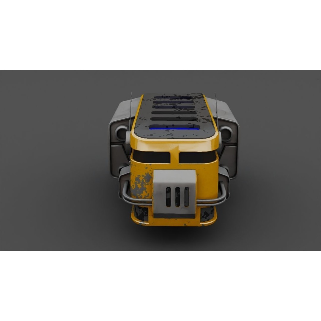Cargo Ship 3D Model – Realistic Vehicle for Games and Animation, FBX, OBJ - View 9