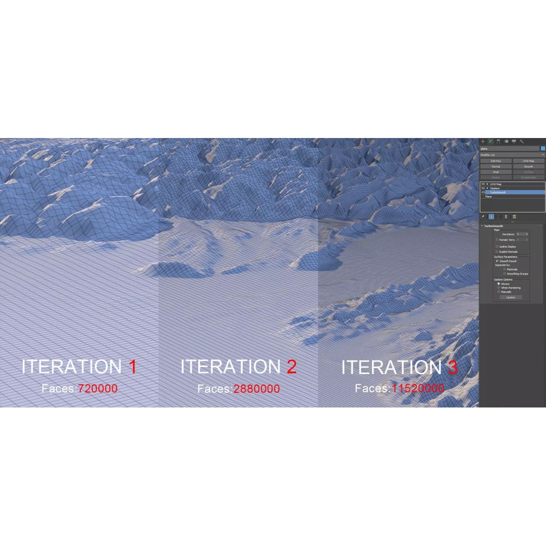 Georgia Map 3D Model – Realistic Satellite Terrain with Textures - View 20