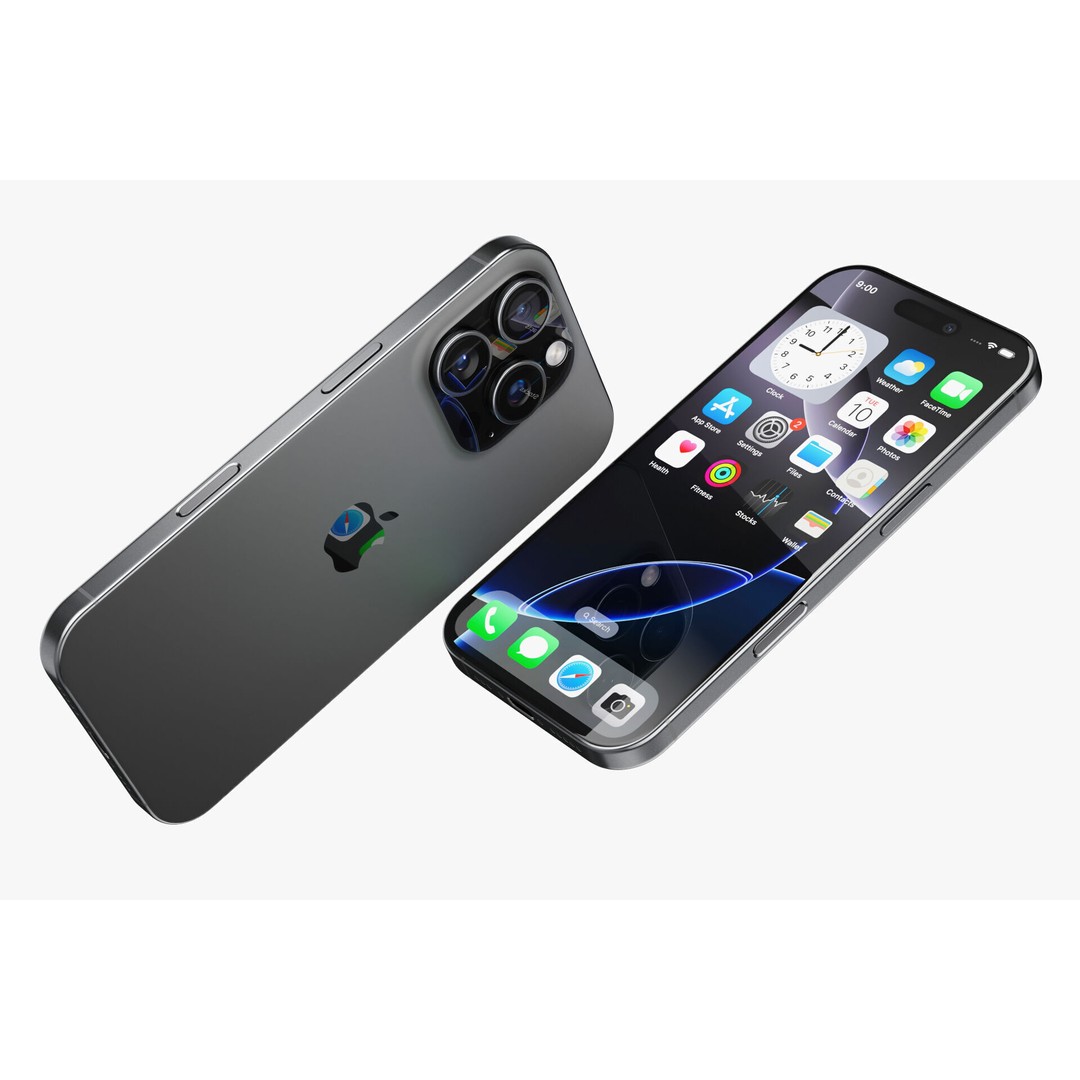 Apple iPhone 16 3D Model – Realistic High Poly Asset, FBX, OBJ - View 100