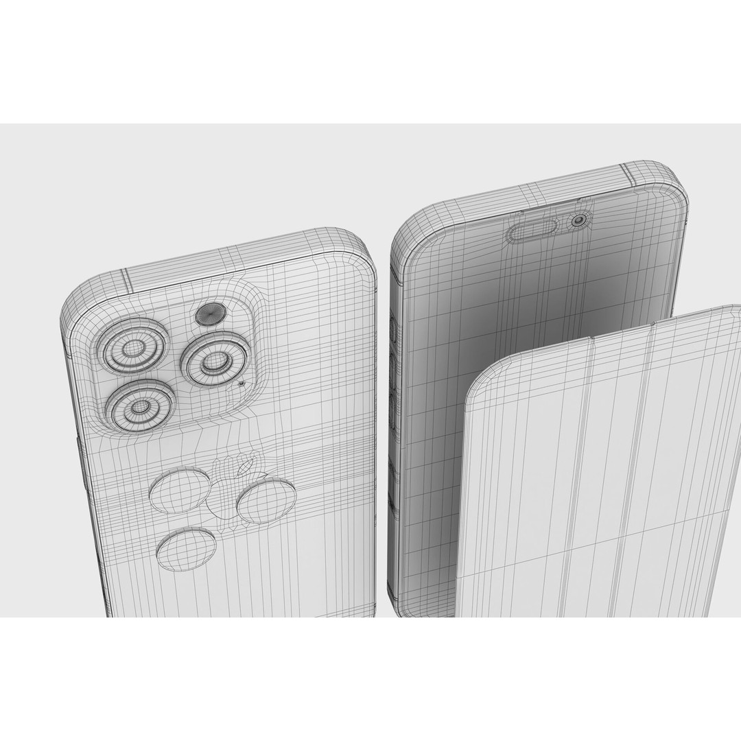 Apple iPhone 16 3D Model – Realistic High Poly Asset, FBX, OBJ - View 101