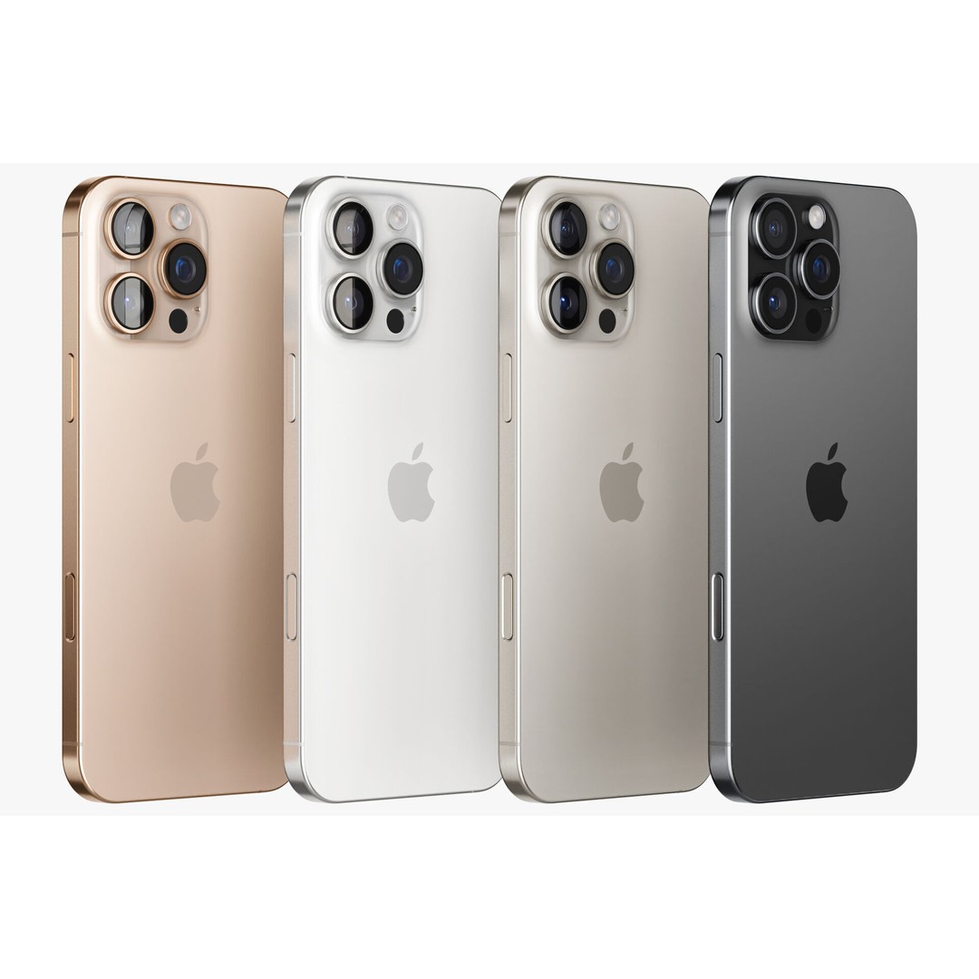 Apple iPhone 16 3D Model – Realistic High Poly Asset, FBX, OBJ - View 102