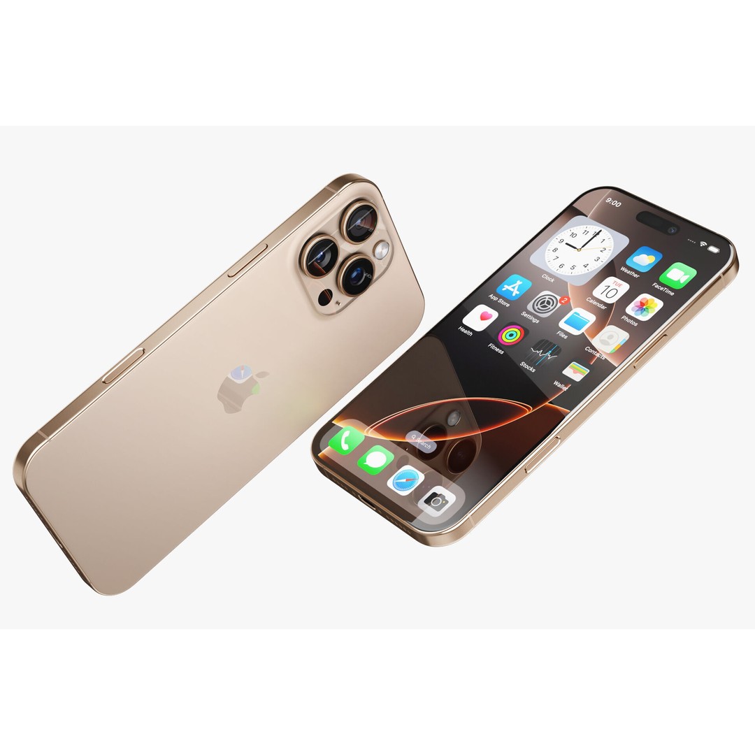 Apple iPhone 16 3D Model – Realistic High Poly Asset, FBX, OBJ - View 103