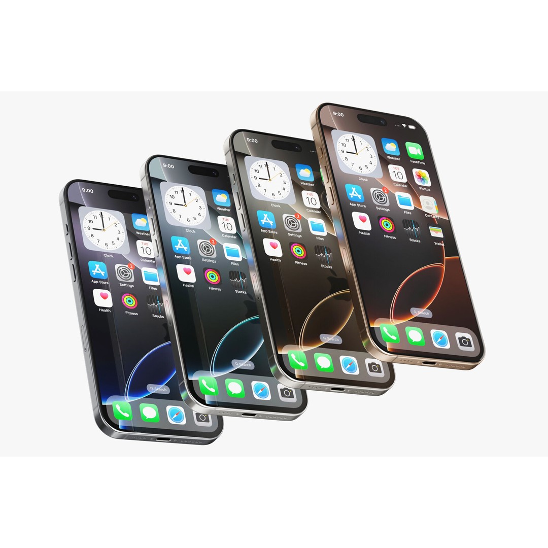 Apple iPhone 16 3D Model – Realistic High Poly Asset, FBX, OBJ - View 115