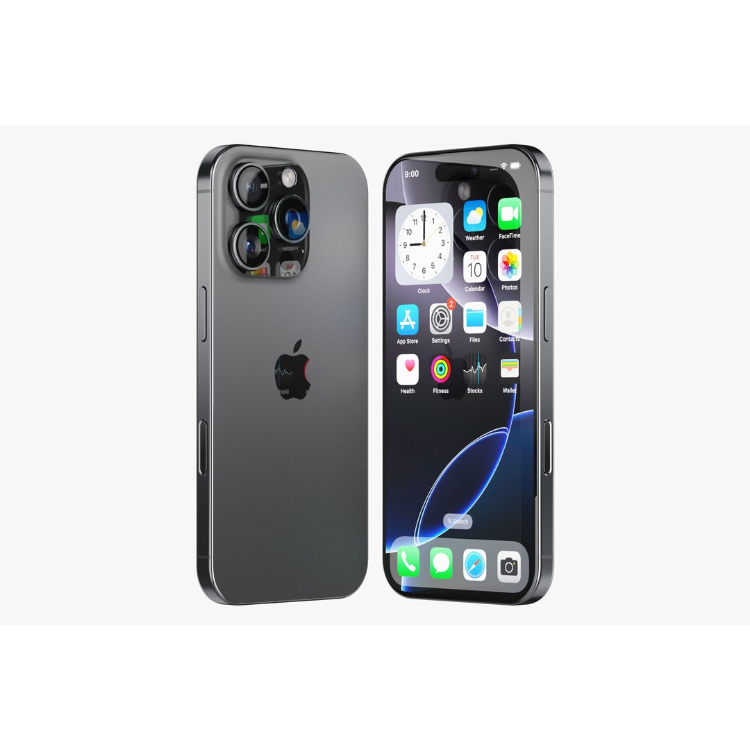 Apple iPhone 16 3D Model – Realistic High Poly Asset, FBX, OBJ - View 116