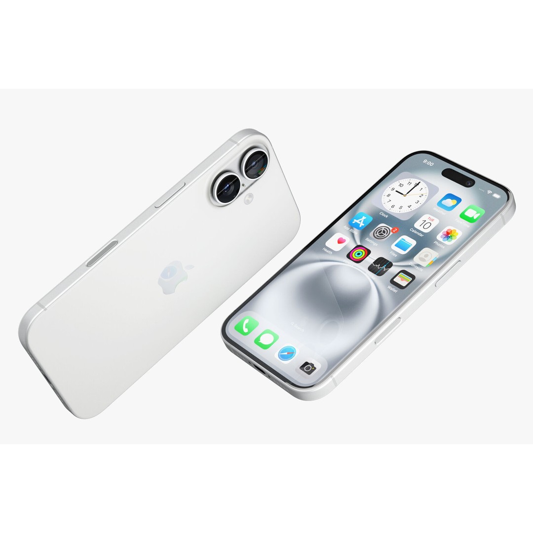 Apple iPhone 16 3D Model – Realistic High Poly Asset, FBX, OBJ - View 23