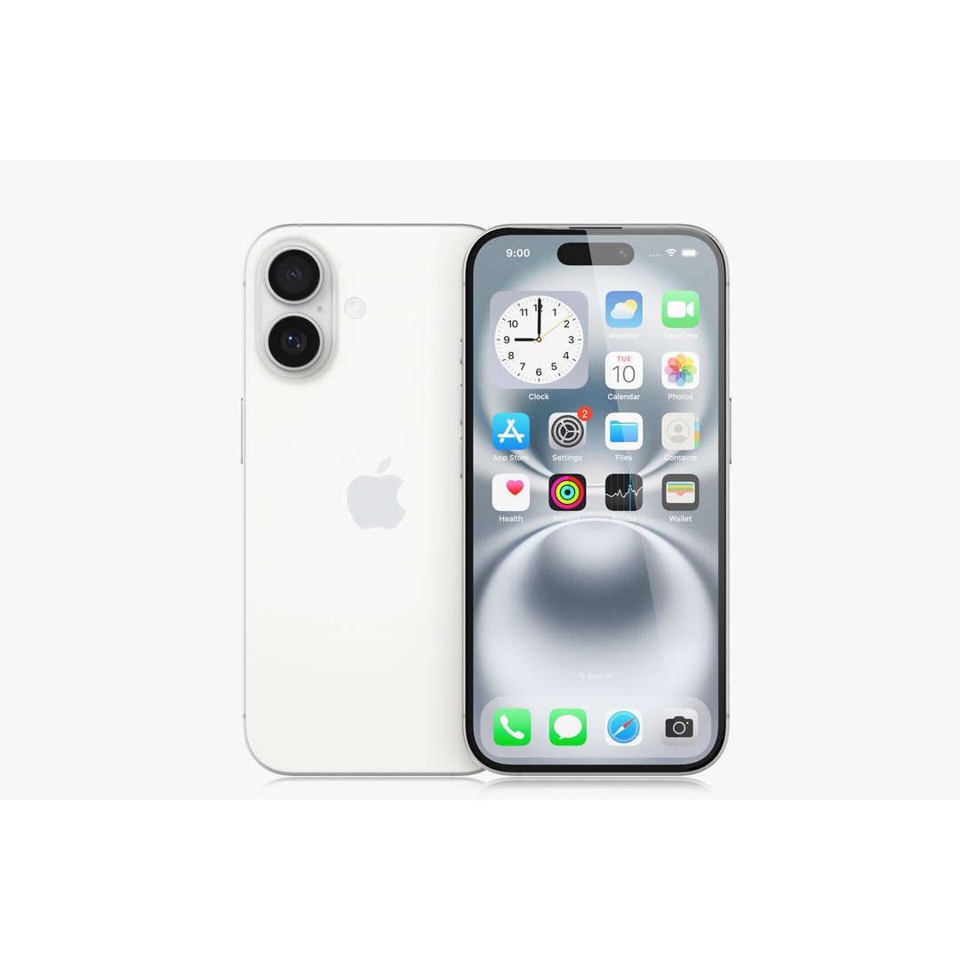 Apple iPhone 16 3D Model – Realistic High Poly Asset, FBX, OBJ - View 25