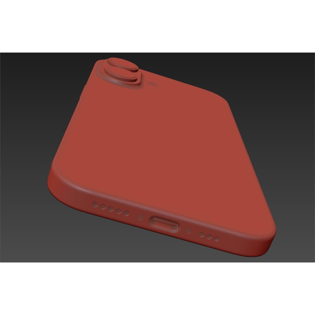 Apple iPhone 16 3D Model – Realistic High Poly Asset, FBX, OBJ - View 28