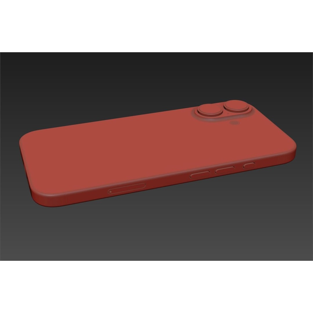 Apple iPhone 16 3D Model – Realistic High Poly Asset, FBX, OBJ - View 31