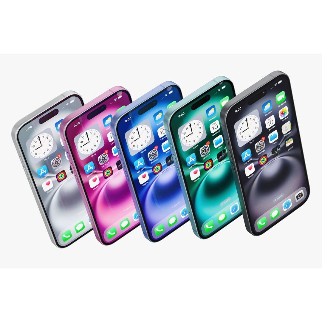 Apple iPhone 16 3D Model – Realistic High Poly Asset, FBX, OBJ - View 32