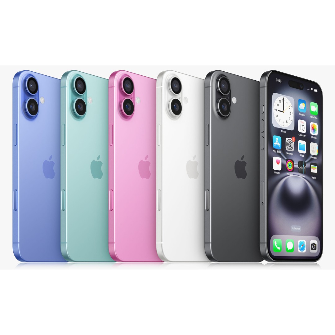 Apple iPhone 16 3D Model – Realistic High Poly Asset, FBX, OBJ - View 33