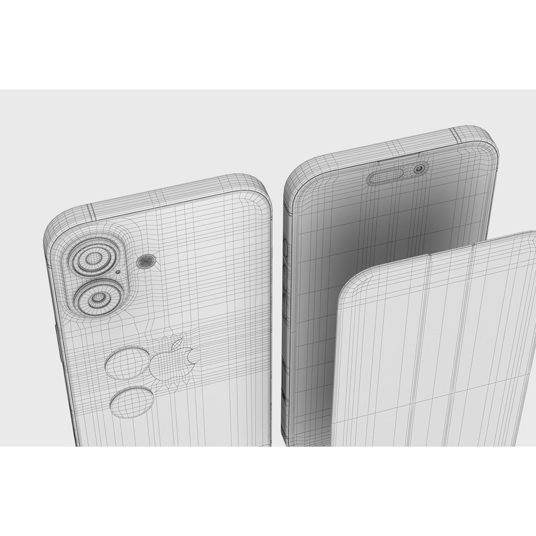 Apple iPhone 16 3D Model – Realistic High Poly Asset, FBX, OBJ - View 37