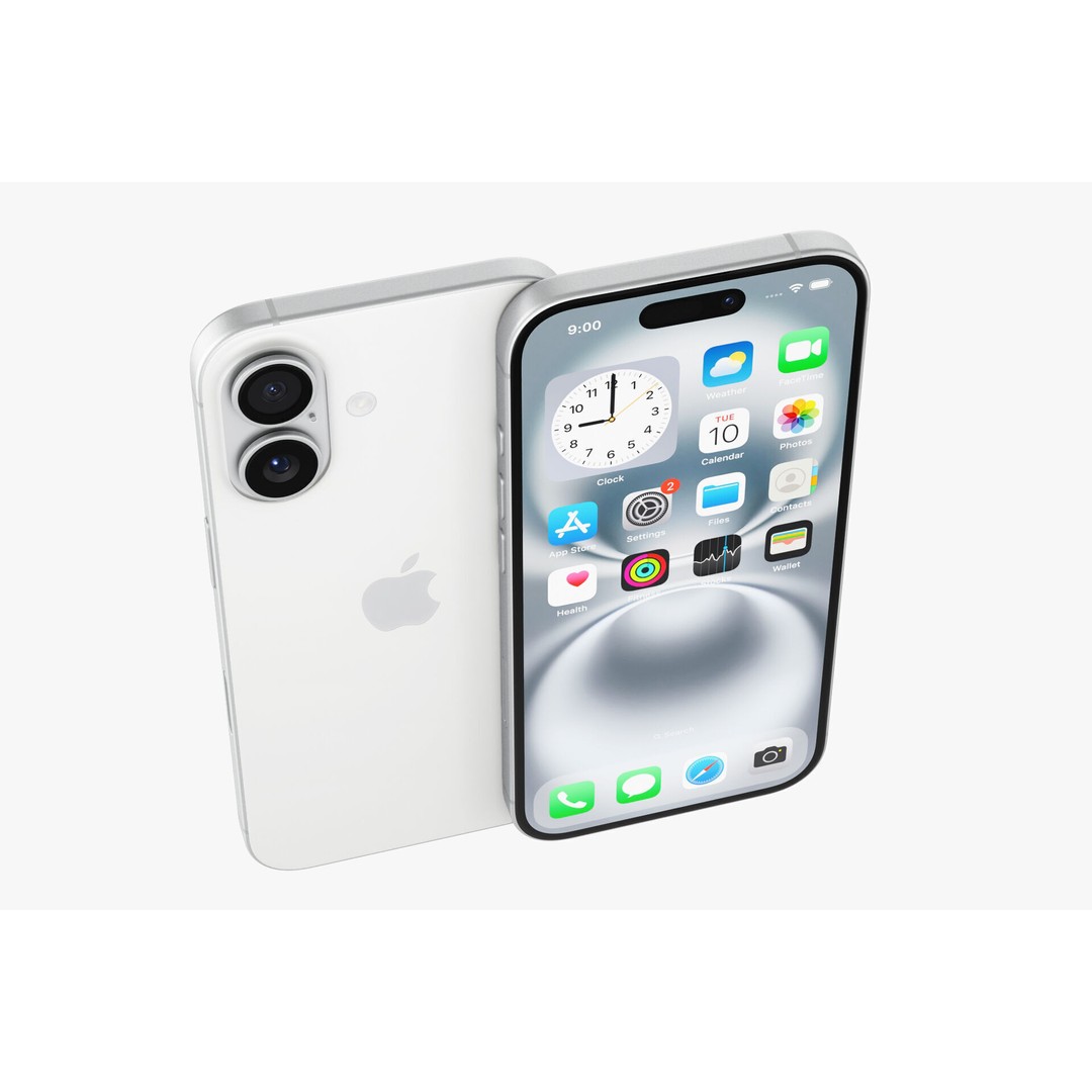 Apple iPhone 16 3D Model – Realistic High Poly Asset, FBX, OBJ - View 43