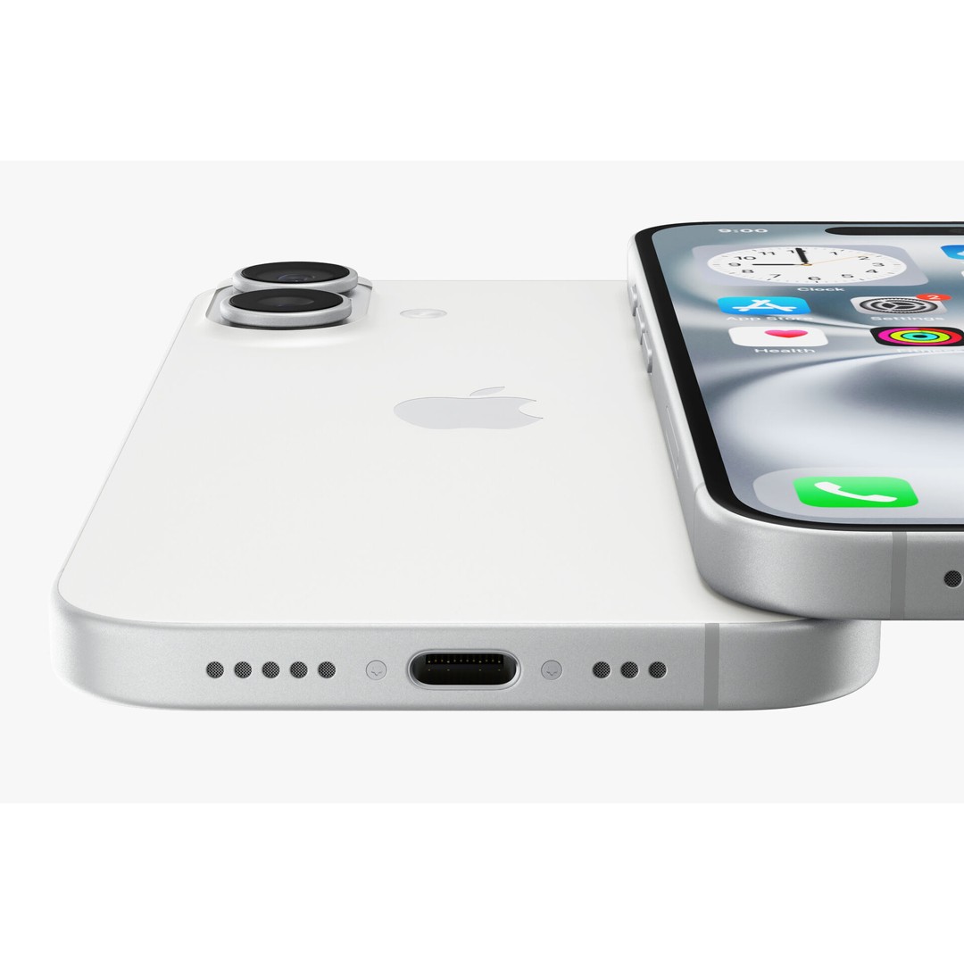 Apple iPhone 16 3D Model – Realistic High Poly Asset, FBX, OBJ - View 45