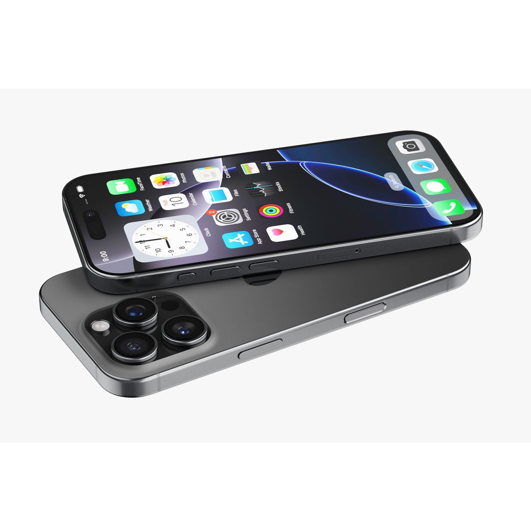 Apple iPhone 16 3D Model – Realistic High Poly Asset, FBX, OBJ - View 49