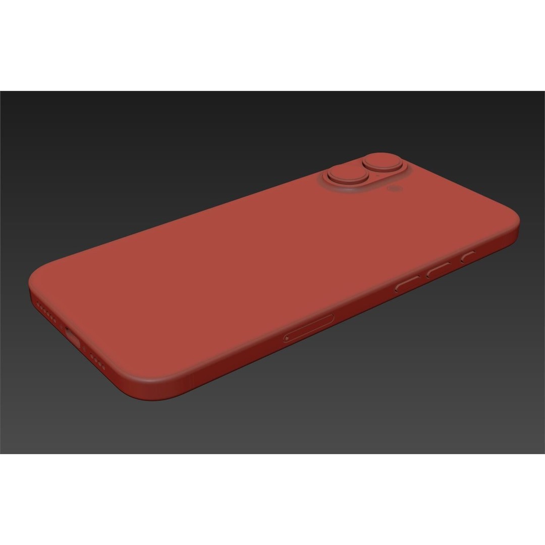 Apple iPhone 16 3D Model – Realistic High Poly Asset, FBX, OBJ - View 52