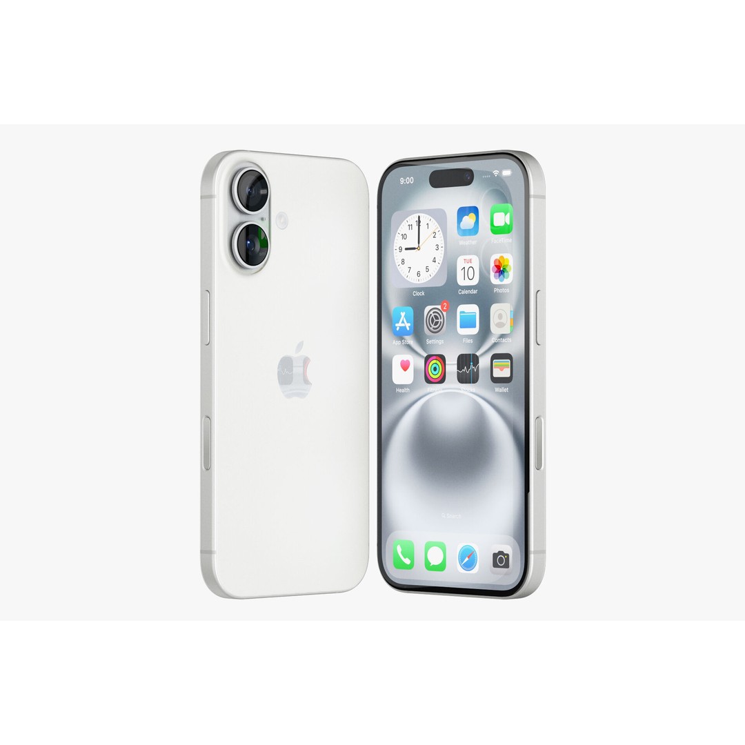 Apple iPhone 16 3D Model – Realistic High Poly Asset, FBX, OBJ - View 54