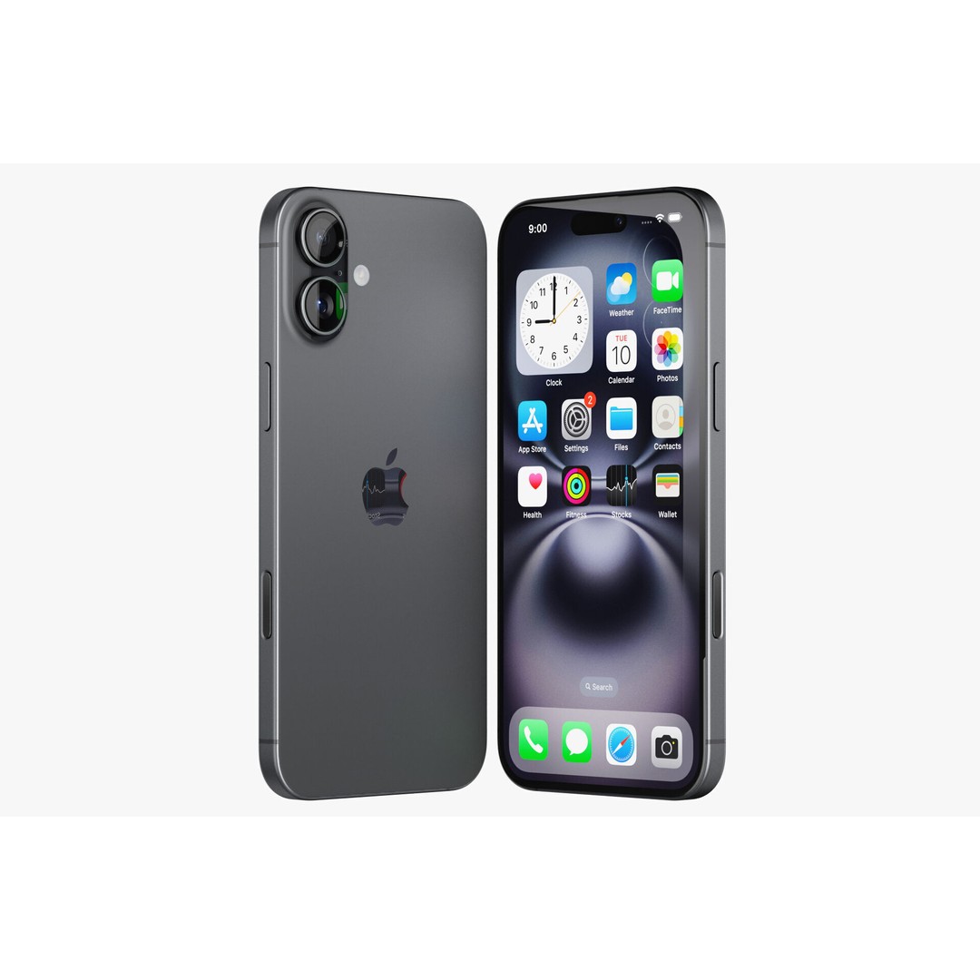 Apple iPhone 16 3D Model – Realistic High Poly Asset, FBX, OBJ - View 58