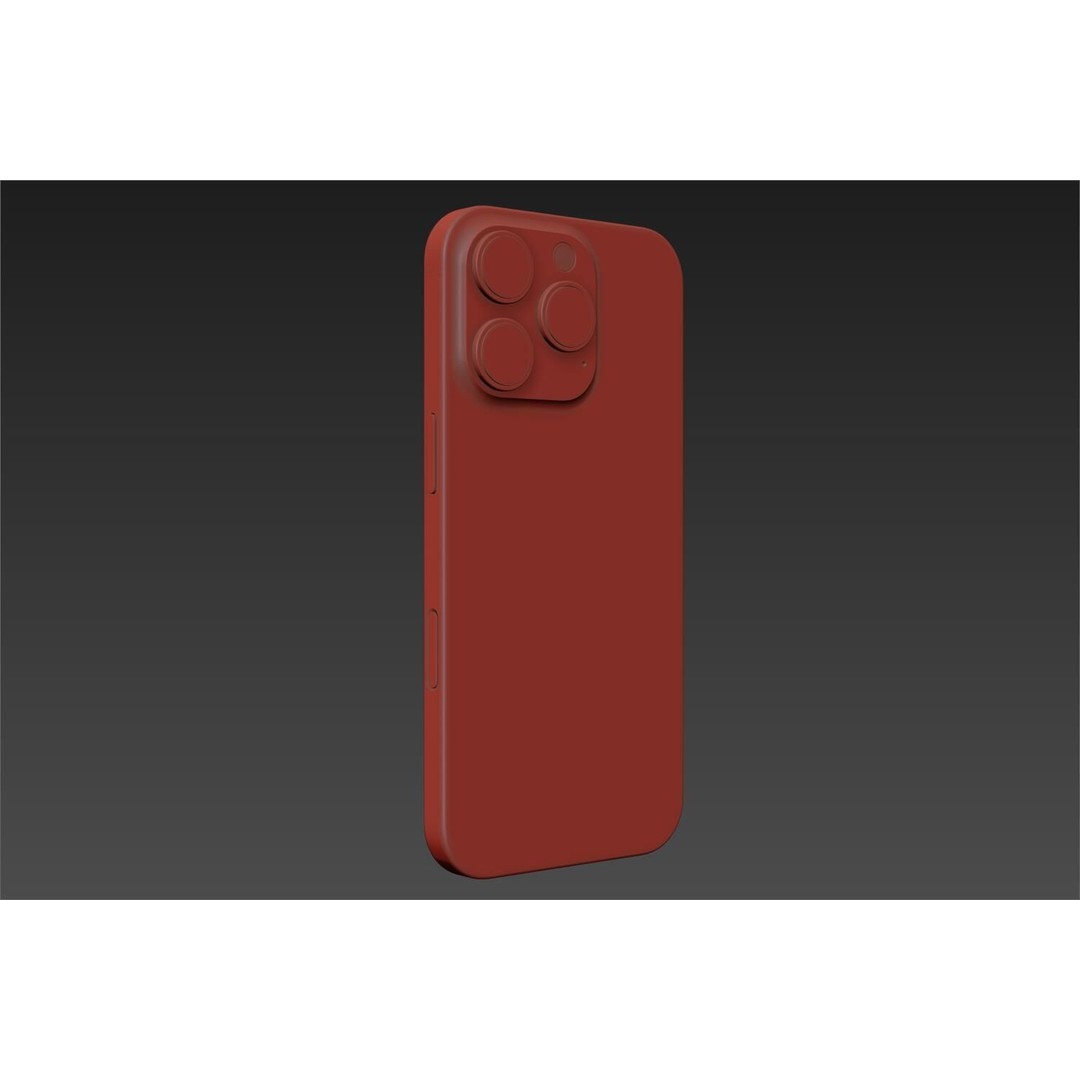 Apple iPhone 16 3D Model – Realistic High Poly Asset, FBX, OBJ - View 60
