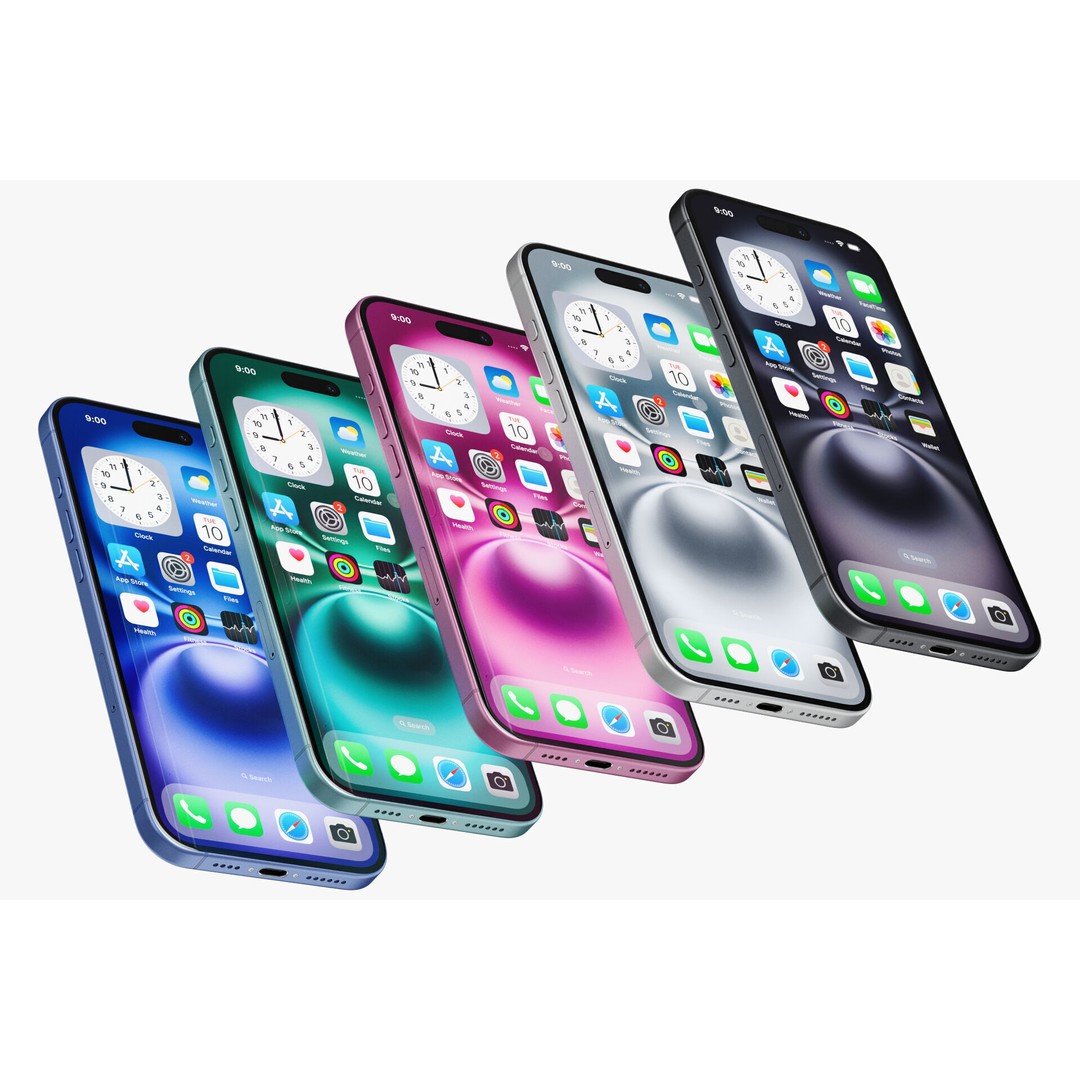 Apple iPhone 16 3D Model – Realistic High Poly Asset, FBX, OBJ - View 66