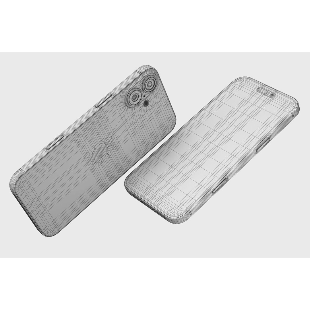 Apple iPhone 16 3D Model – Realistic High Poly Asset, FBX, OBJ - View 75