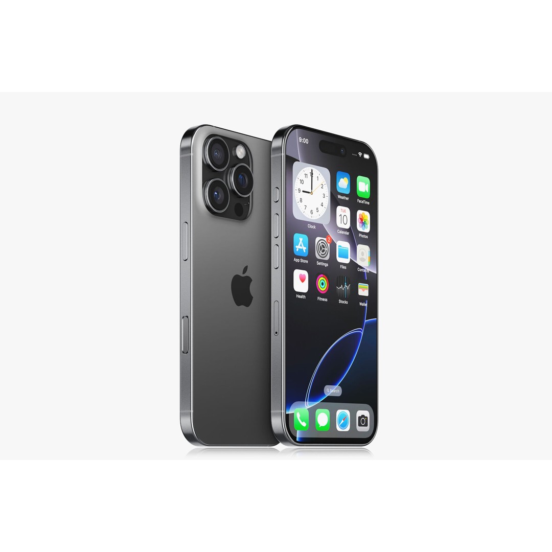Apple iPhone 16 3D Model – Realistic High Poly Asset, FBX, OBJ - View 76