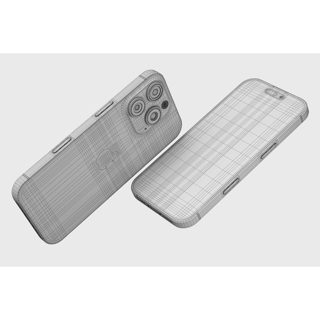 Apple iPhone 16 3D Model – Realistic High Poly Asset, FBX, OBJ - View 80