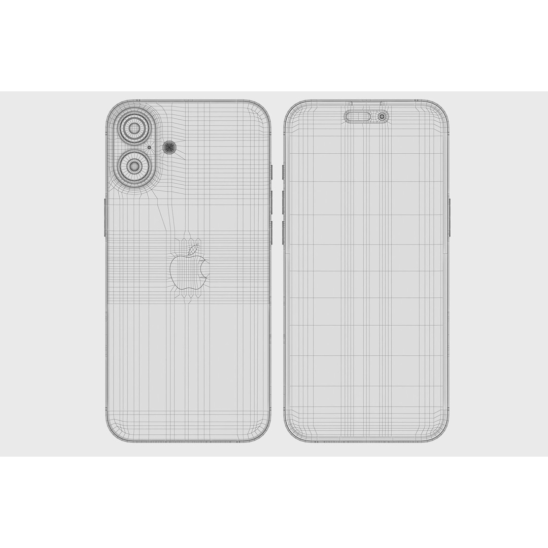 Apple iPhone 16 3D Model – Realistic High Poly Asset, FBX, OBJ - View 82