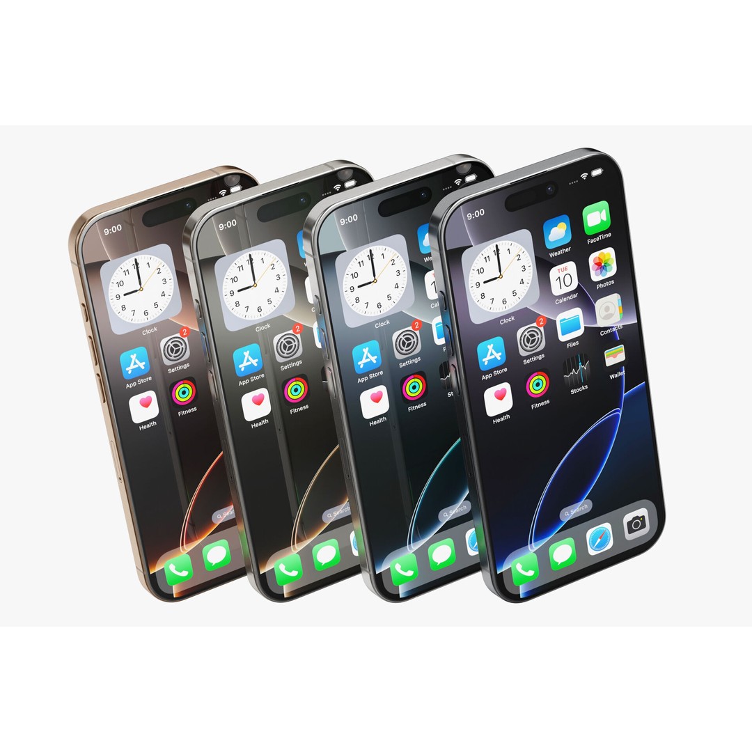 Apple iPhone 16 3D Model – Realistic High Poly Asset, FBX, OBJ - View 84