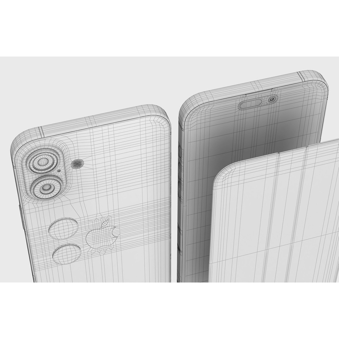 Apple iPhone 16 3D Model – Realistic High Poly Asset, FBX, OBJ - View 85