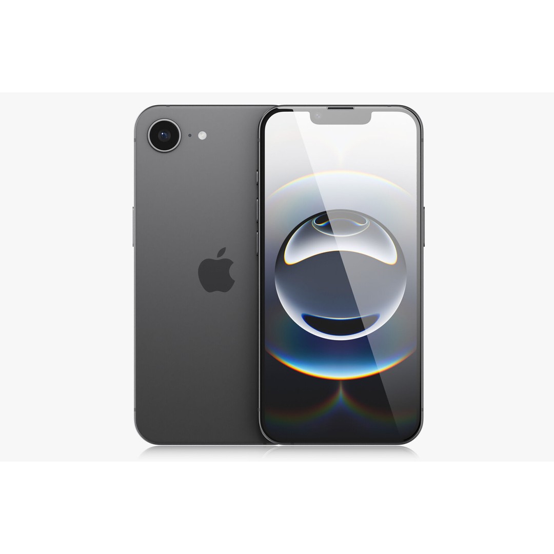 Apple iPhone 16 3D Model – Realistic High Poly Asset, FBX, OBJ - View 9