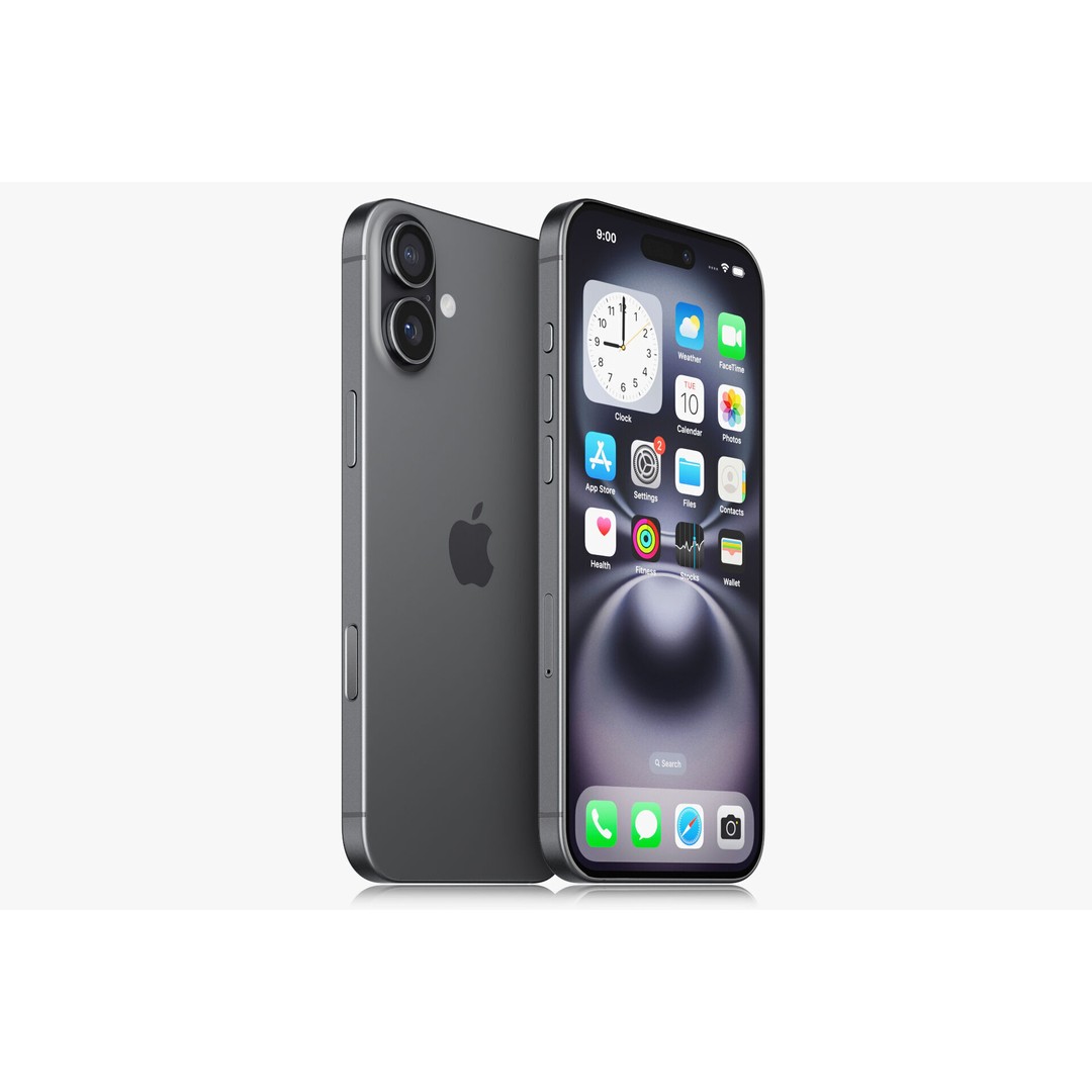 Apple iPhone 16 3D Model – Realistic High Poly Asset, FBX, OBJ - View 91