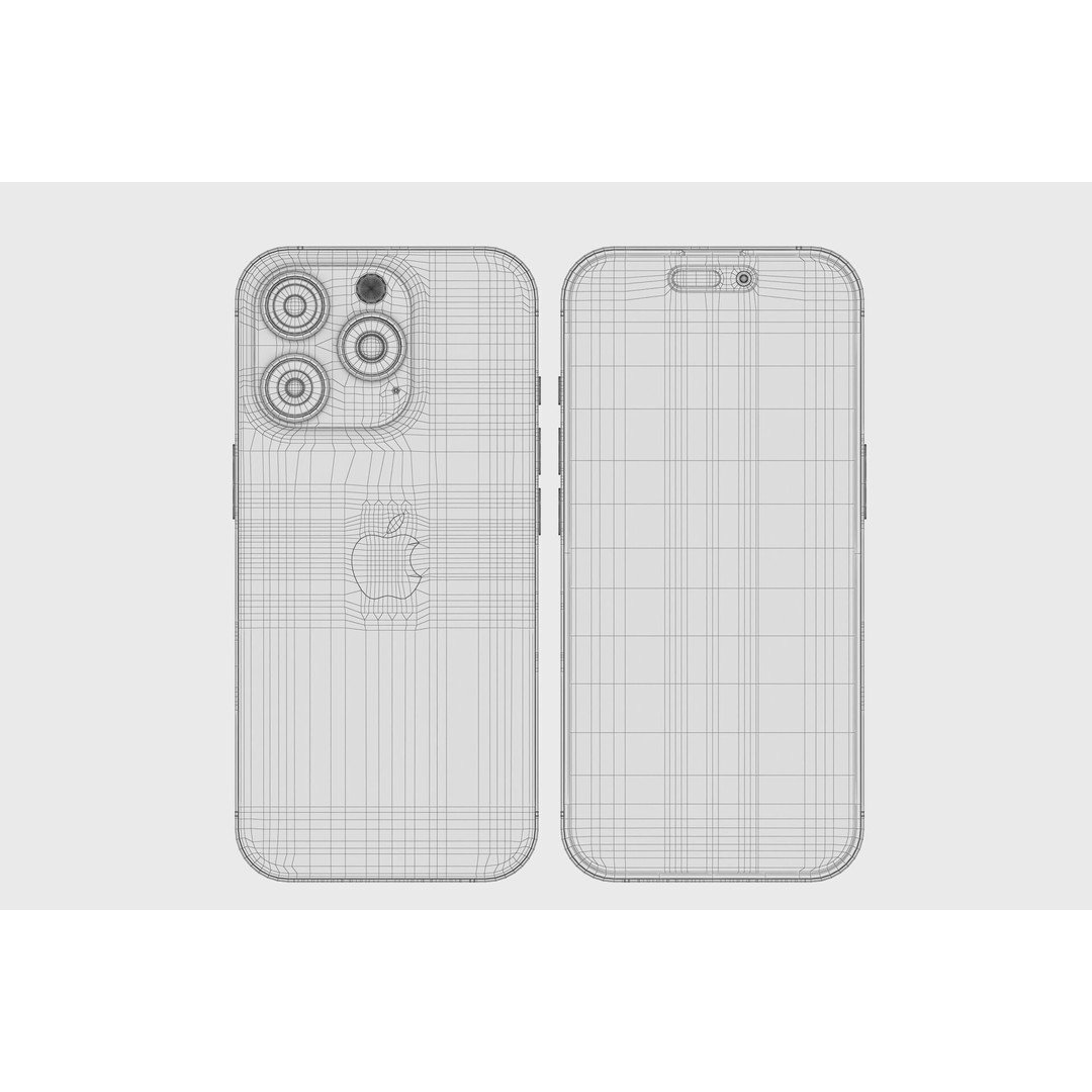 Apple iPhone 16 3D Model – Realistic High Poly Asset, FBX, OBJ - View 94