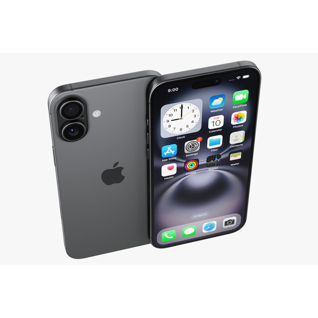 Apple iPhone 16 3D Model – Realistic High Poly Asset, FBX, OBJ - View 96