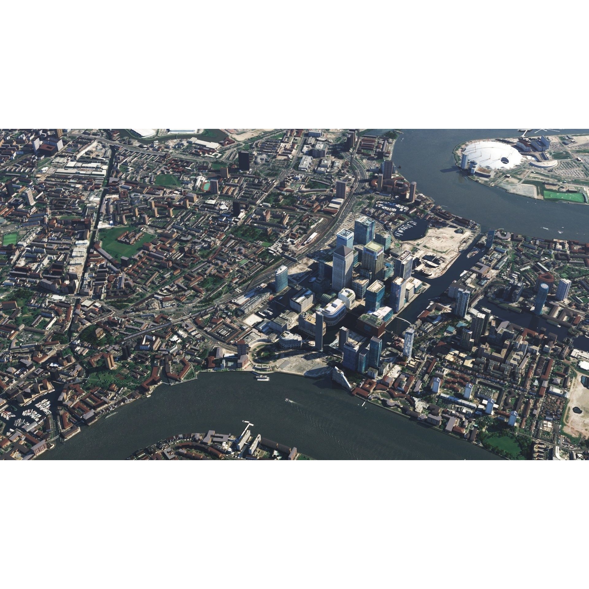 London and River Thames - Game-Ready 3D Model - View 19