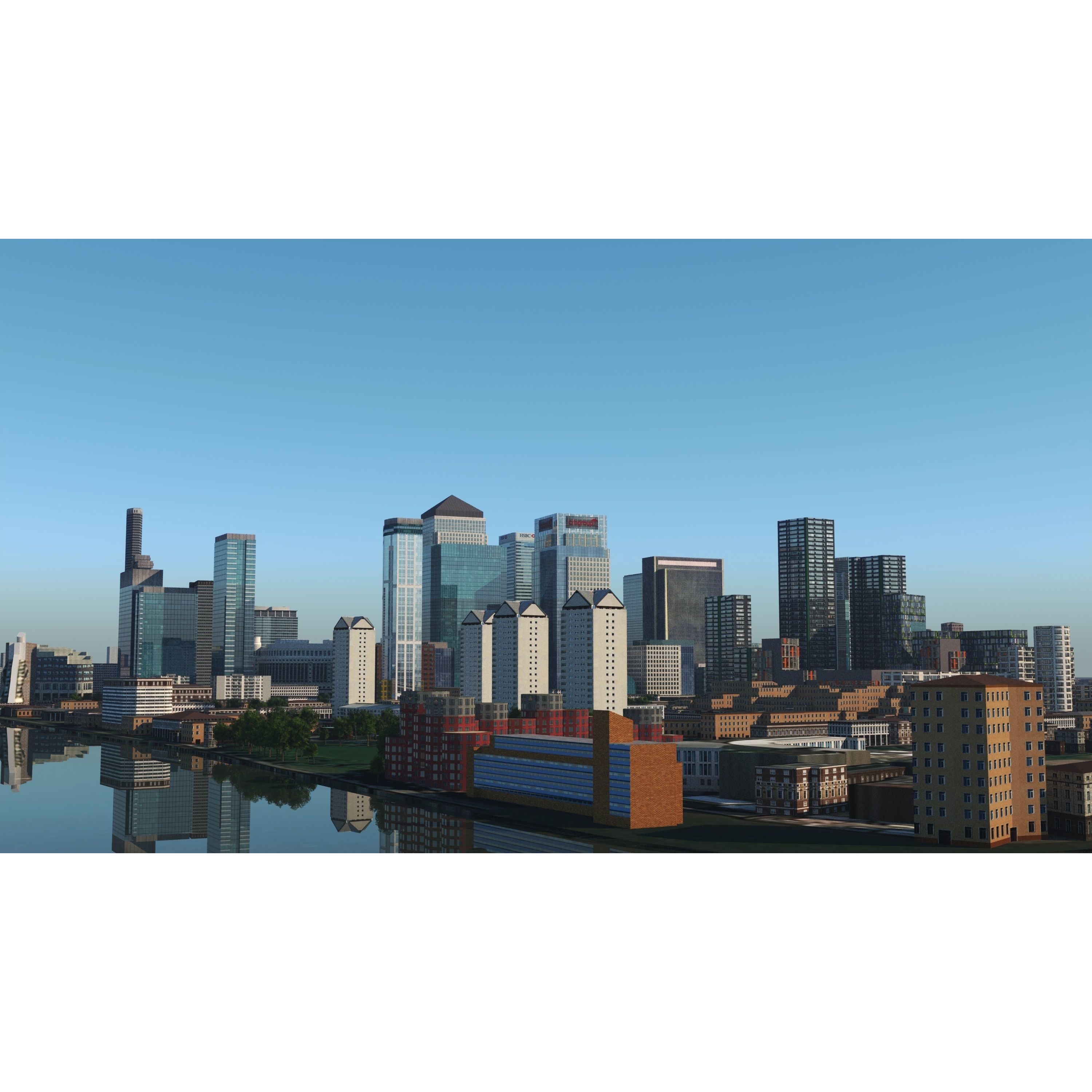 London and River Thames - Game-Ready 3D Model - View 22