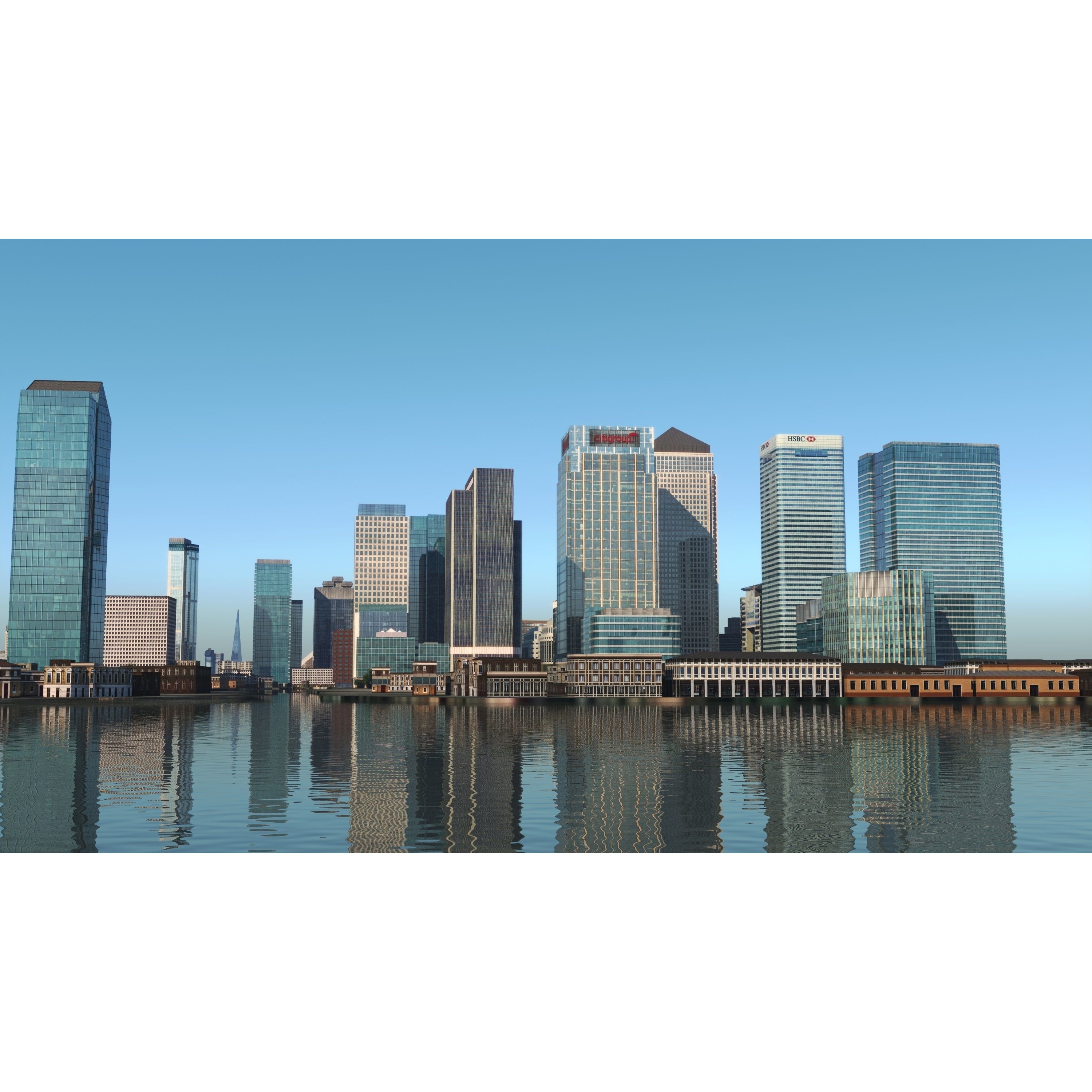 London and River Thames - Game-Ready 3D Model - View 23