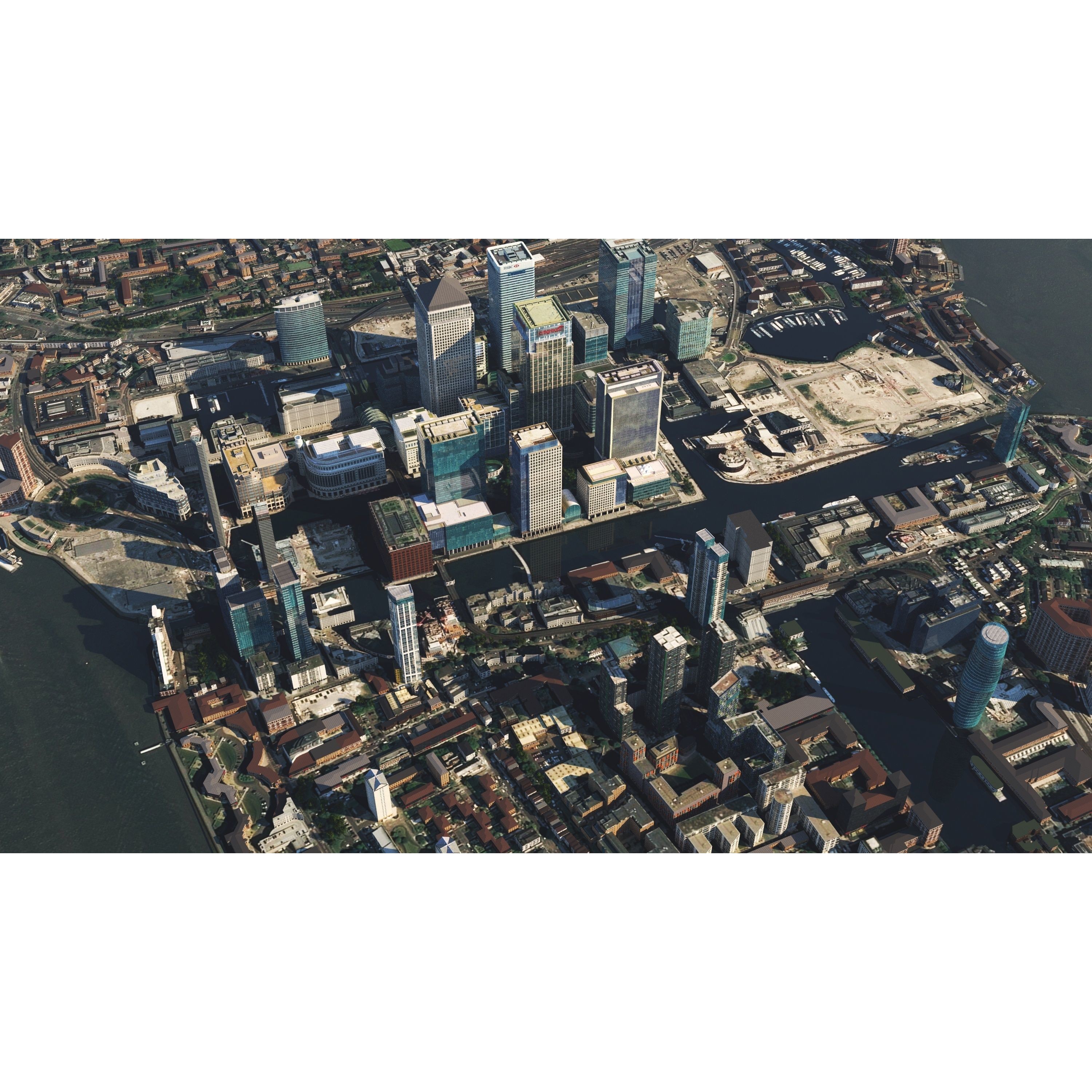 London and River Thames - Game-Ready 3D Model - View 39