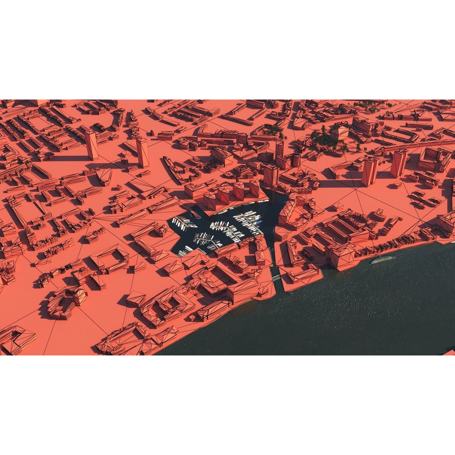 London and River Thames - Game-Ready 3D Model - View 41